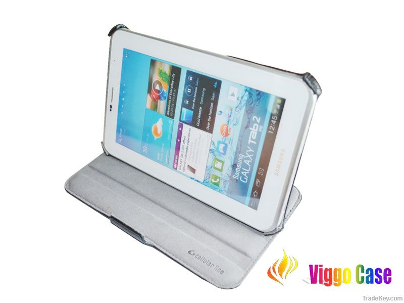 For Hot-pressing shaped Premium stents leather case for Samsung Tab 3