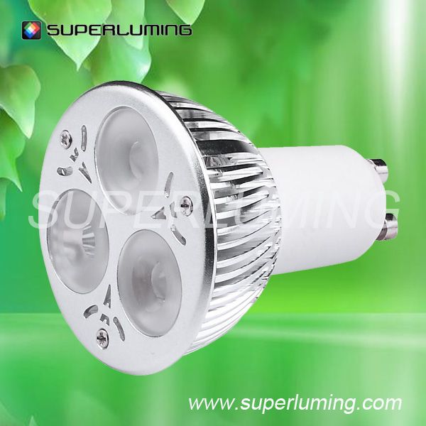 3X1W GU10 LED spotlight
