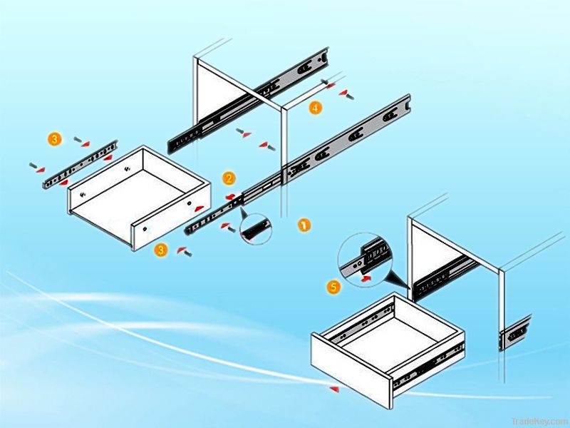 ball bearing drawer slide