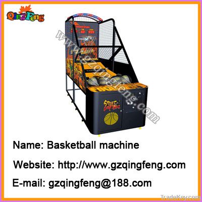 Basketball games machine