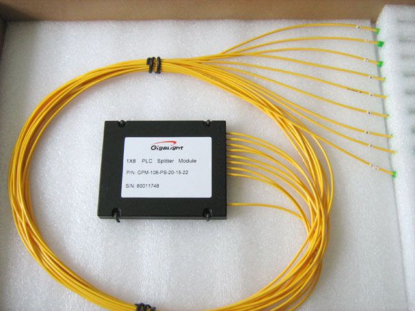 Optical PLC splitter-box module