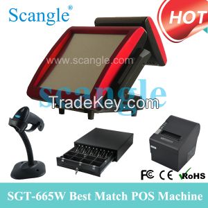 SGT-665 all in one touch screen POS system 