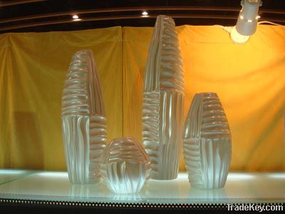pearl white paint ceramic vase