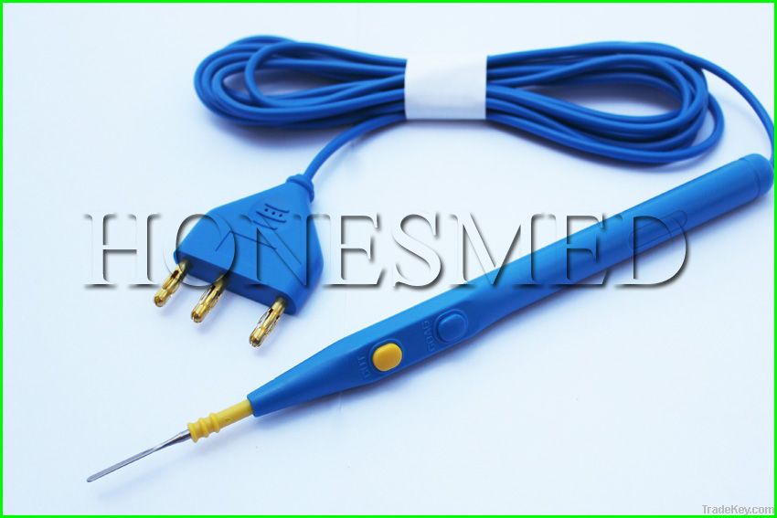 Disposable electrosurgical pencil