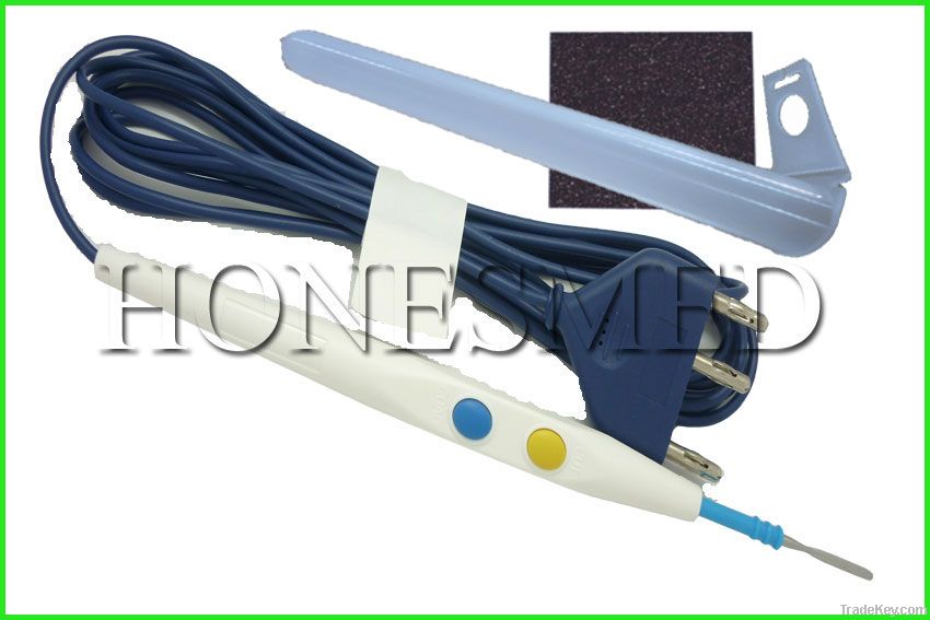 Disposable electrosurgical pencil