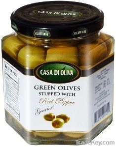 Green Black Stuffed Olives