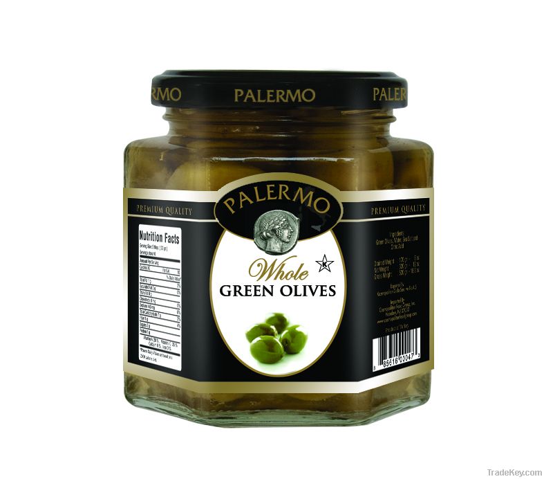 Green Black Stuffed Olives