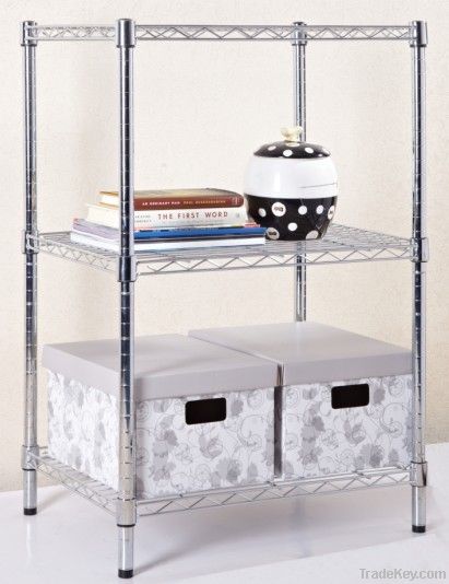 3-tier mesh display rack
