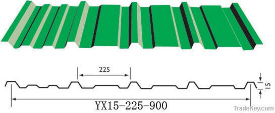 color steel tile forming machine