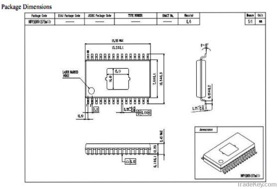 PWM current control stepping motor driver ic THB6128  TA8435 A3977