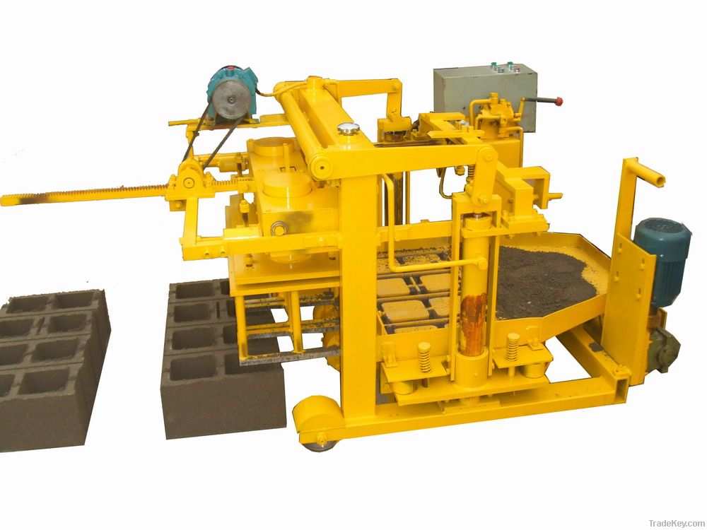 Movable egglayer manual concrete block machinery