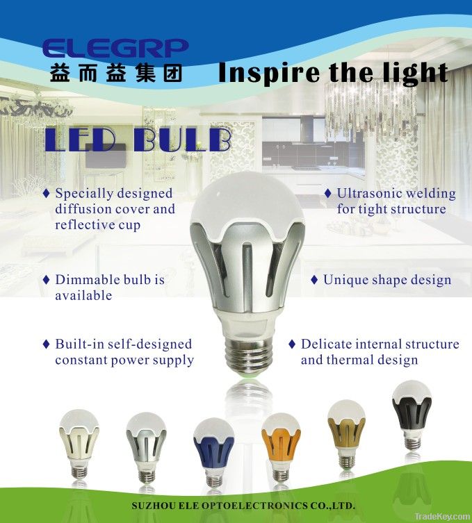 led bulb/led lamp/led A60