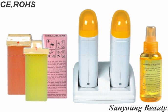 Two Cartridge Depilatory wax heater