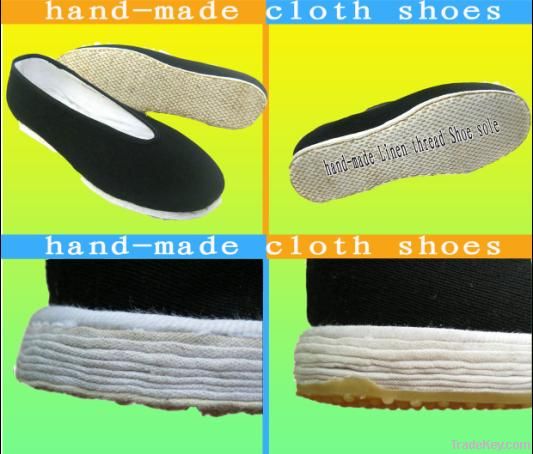 hand-made cloth shoes