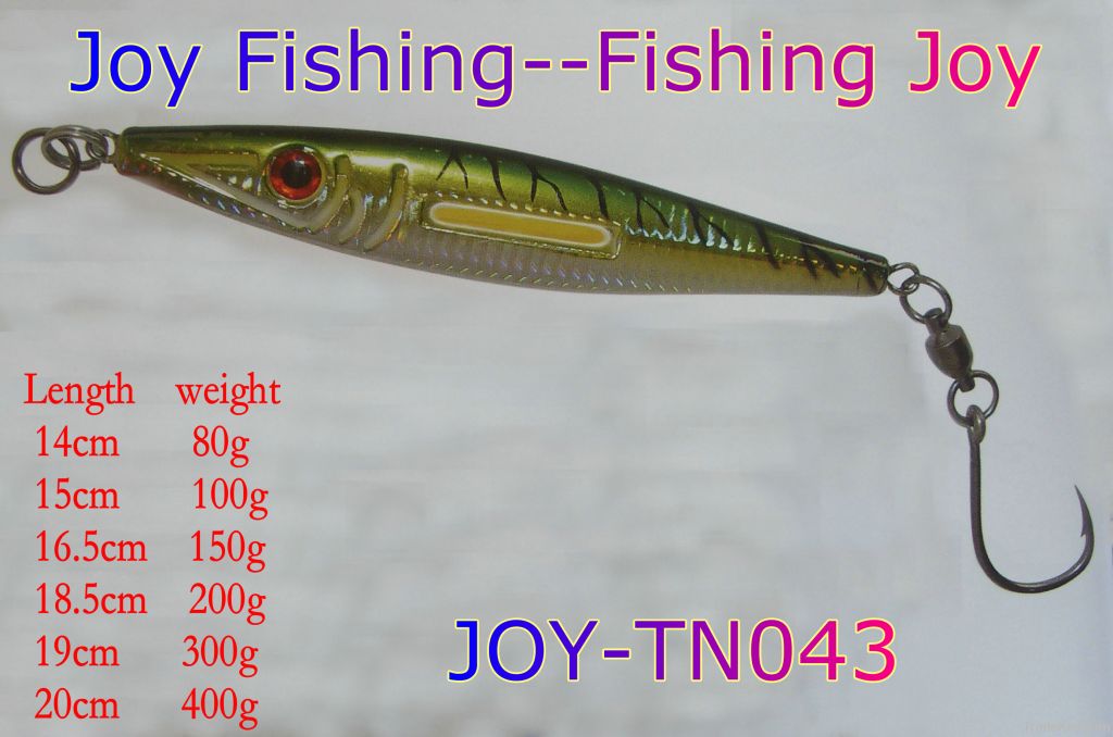 vertical lead metal jig fishing lure