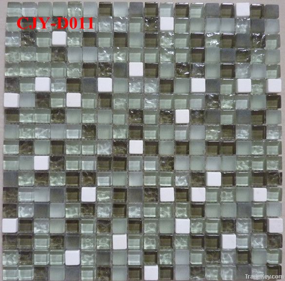 Crystal Glass Mosaic Mix Stone Mosaic
