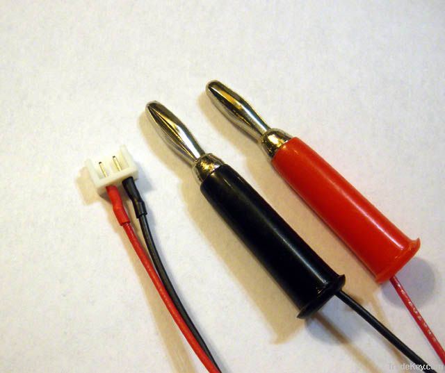 DX7-banana connector with silicone cable
