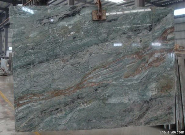 Silver Granite, Green granite