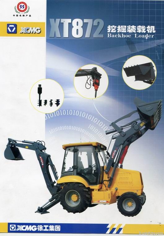 XT870 backhoe loader