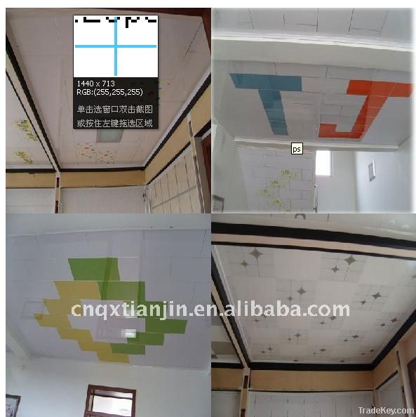 PVC ceiling tiles