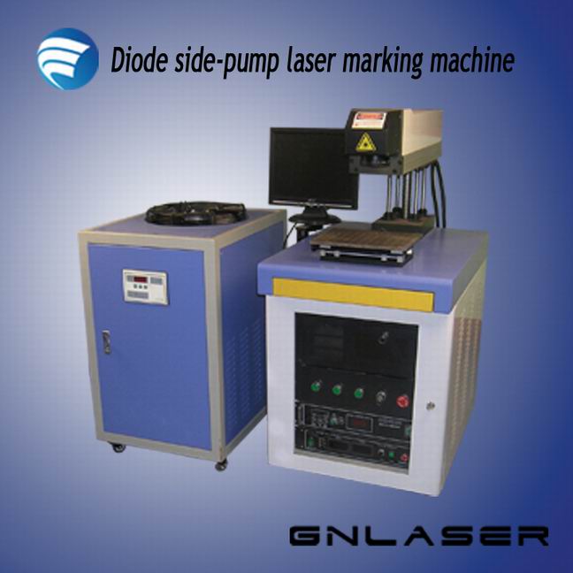 Diode side-pump laser marking machine