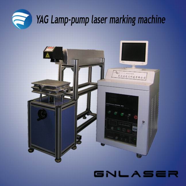 YAG lamp-pump laser marking machine