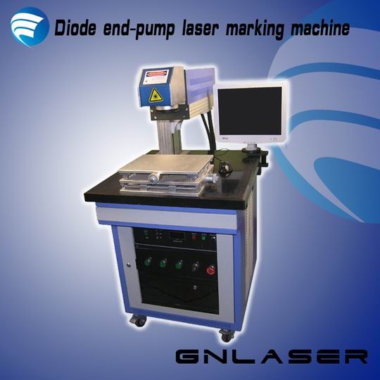 Diode end-pump laser marking machine