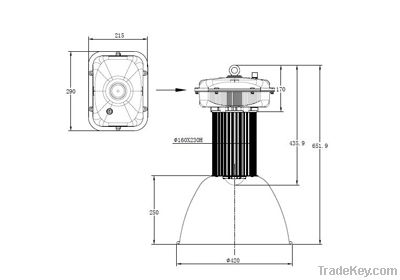 120W High bay light