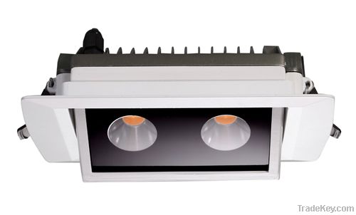 LED Rectangular ajustable downlight