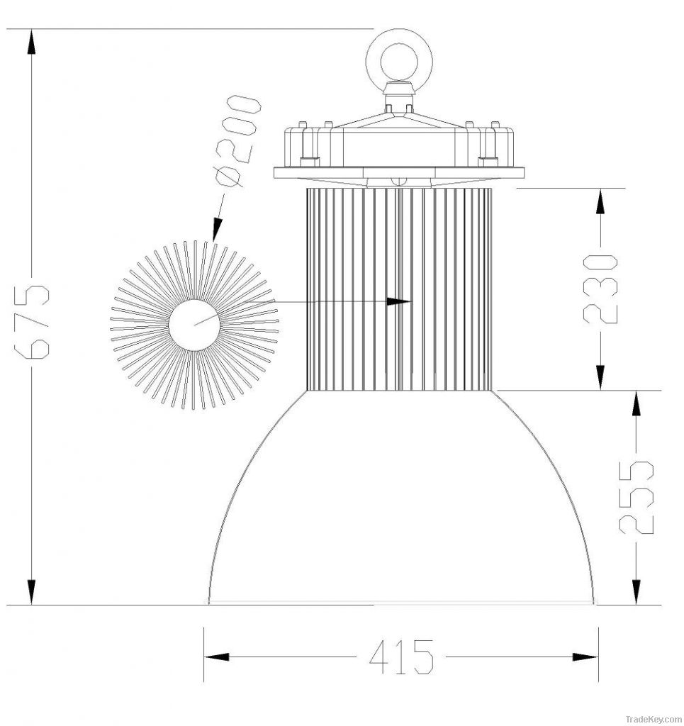 200W LED workshop light