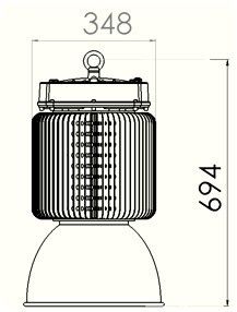 IP67 led light 300w (HZ-GKD300WA)