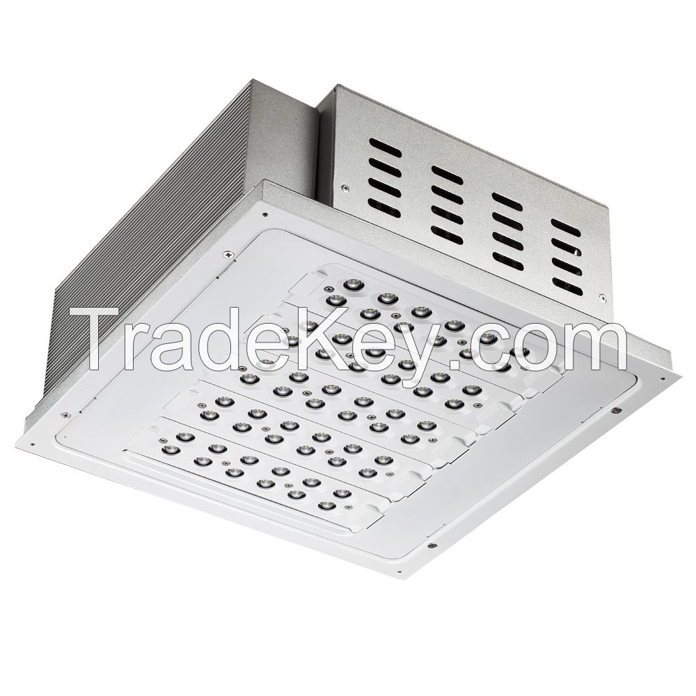 100W IP66 Cool White High luminous LED Canopy Light for petrol station