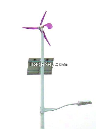100W 12 - 150AH Wind / Solar Hybrid LED Street Lights J type for Service Areas