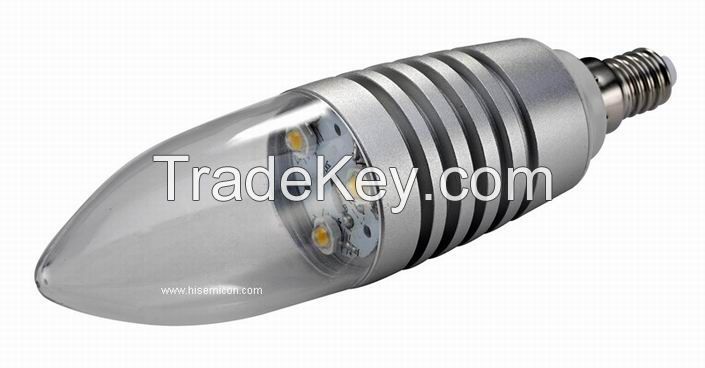 IP22 E14 Base LED Spotlights High Power Bulbs HZ-DBE14-3WP with Long Life Span