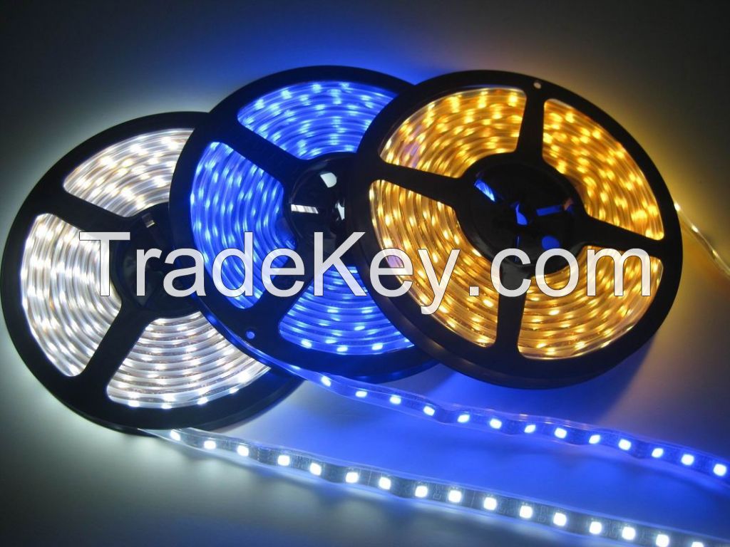 RGB IP67 3 - 8W 12*1000mm Flexible LED Strip Lights For Car ( HZ-DTN5050-30 )