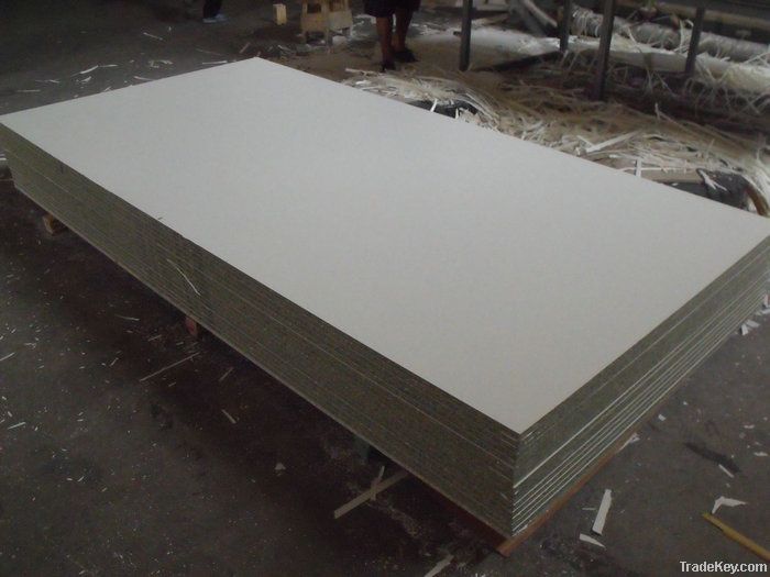 moisture resistant particleboard with white melamine paper