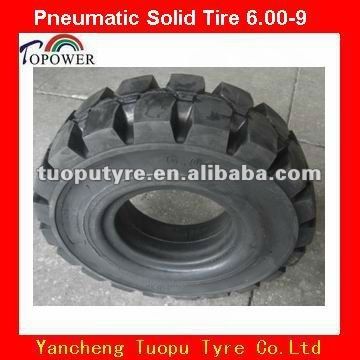 pneumatice solid tire 6.00-9,7.00-9 forklift tire  