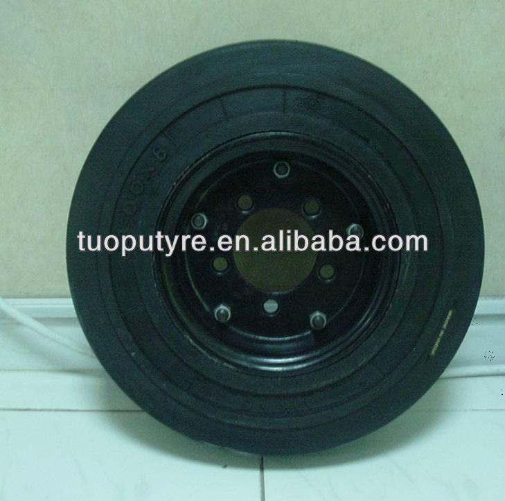 pneumatice solid tire 4.00-8 forklift tire  