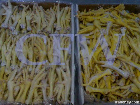 unprocessed chicken feet