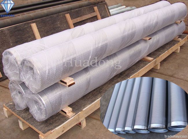 Hot Sale Water Well Continuous Slot Vee Wire Screen Tubing