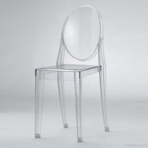 Modern Victoria Acrylic Ghost Side Chair New