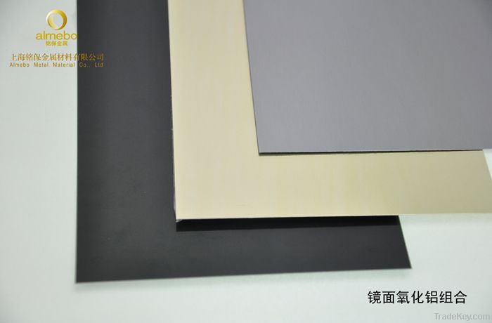 anodized aluminum  of  specular surface