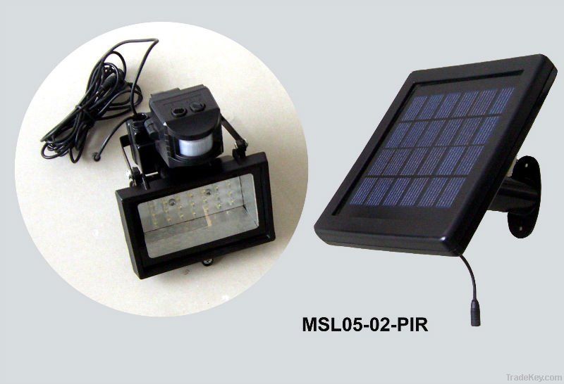 2011 hot! Solar motion security floodlight