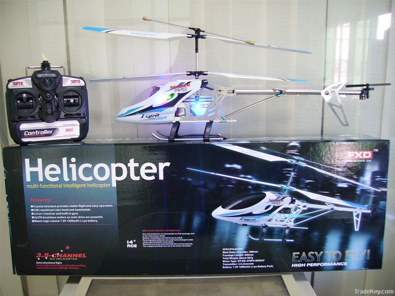 Big size 64cm 3.5ch rc toy rc helicopter FXD A68688 By Shantou