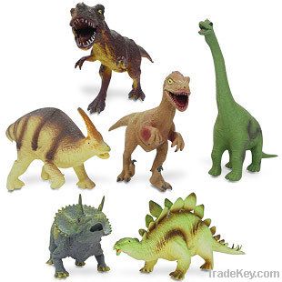 Green nontoxic soft rubber lovely cartoon dinosaur toy suit