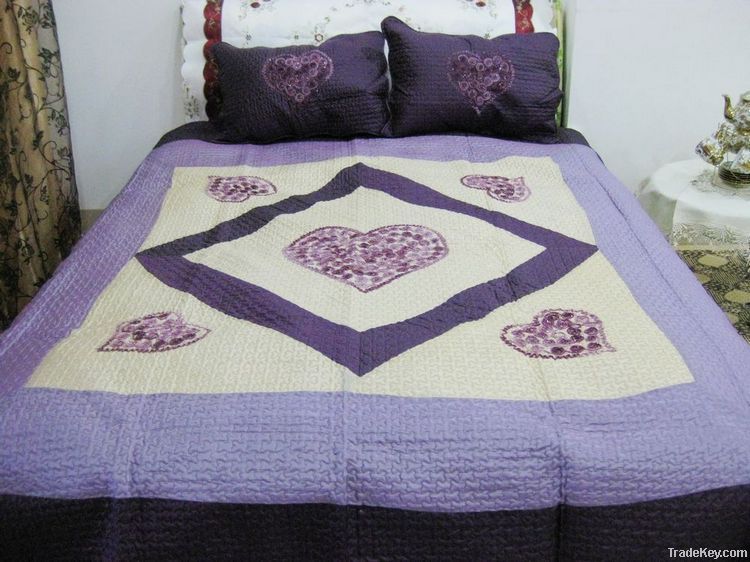 Manual Ribbon Comforter/Quilt Set