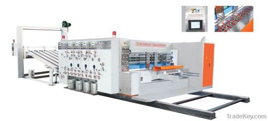 TS-PY High speed flexo printing & slotting & rotary die-cutting  machi