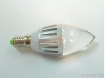 3x1W E14 LED candle bulbs