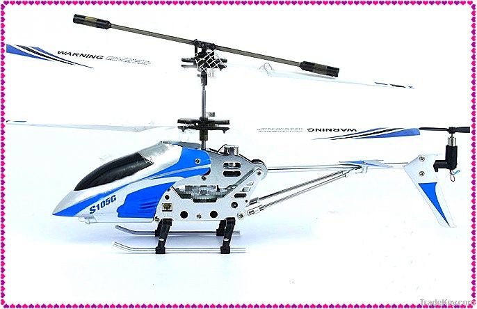 SMYA S105G RTF 3.5 CH Metal Gyro Mini RC Helicopter S105 RTF R/C USB