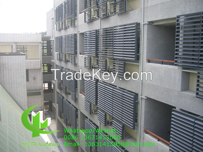 Aluminum louvers for building